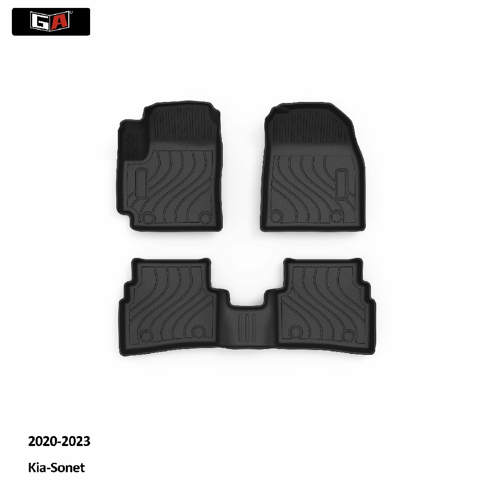GA High-quality Eco-friendly TPE Car Mats Car Floor Mat for KIA-Sonet 2020-2023 Foot Pad