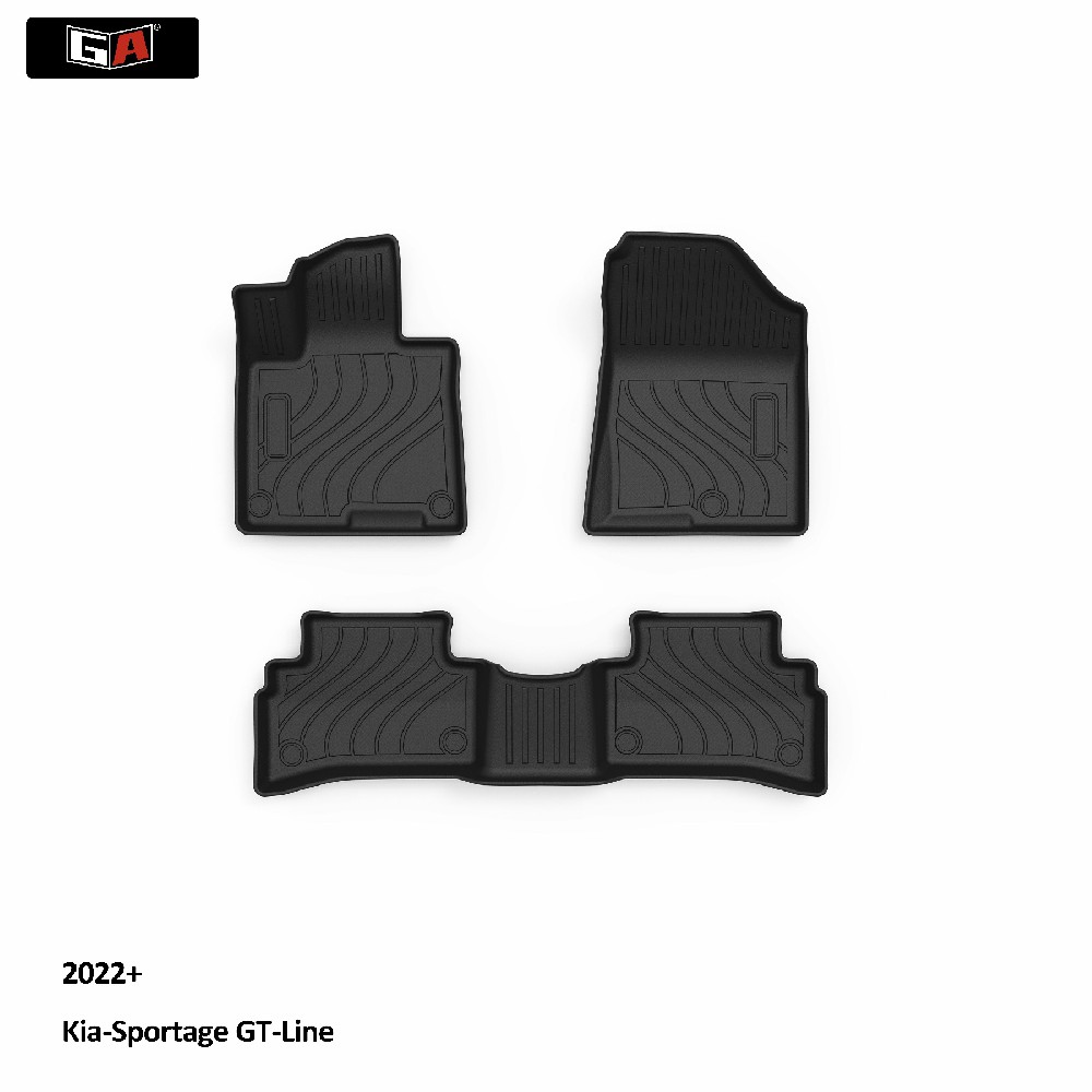 GA Inclusive Waterproof TPE Car Mat Anti slip TPE Floor Mats for Kia-Sportage GT-Line 2022+
