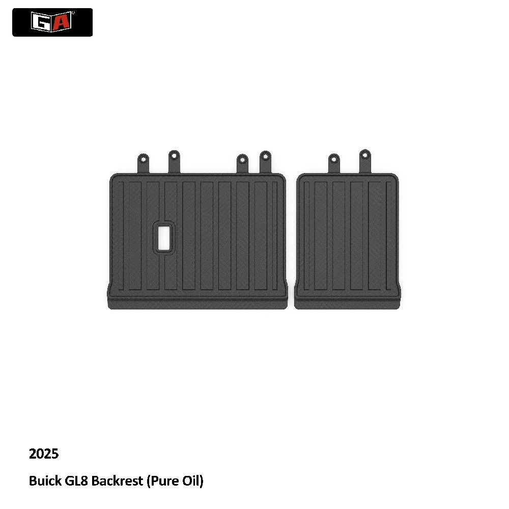 GA Luxury TPE Trunk Mat for Buick GL8 Backrest Oil-proof Rear Seats Mat Anti-Scratch Mats