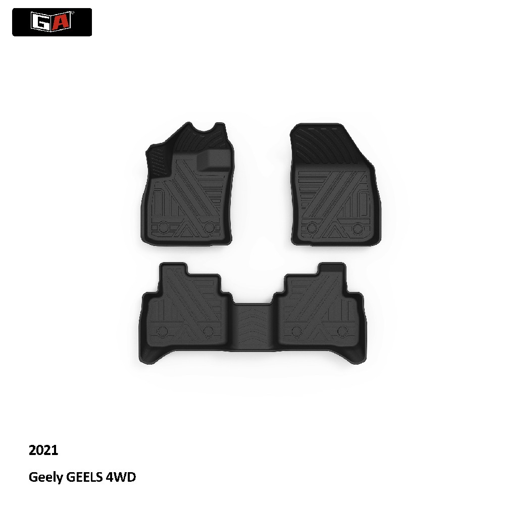 GA Eco 3D TPE Car Mats High Fit for Geely GEELS 2021 Anti Scratch Car Floor Foot Mats