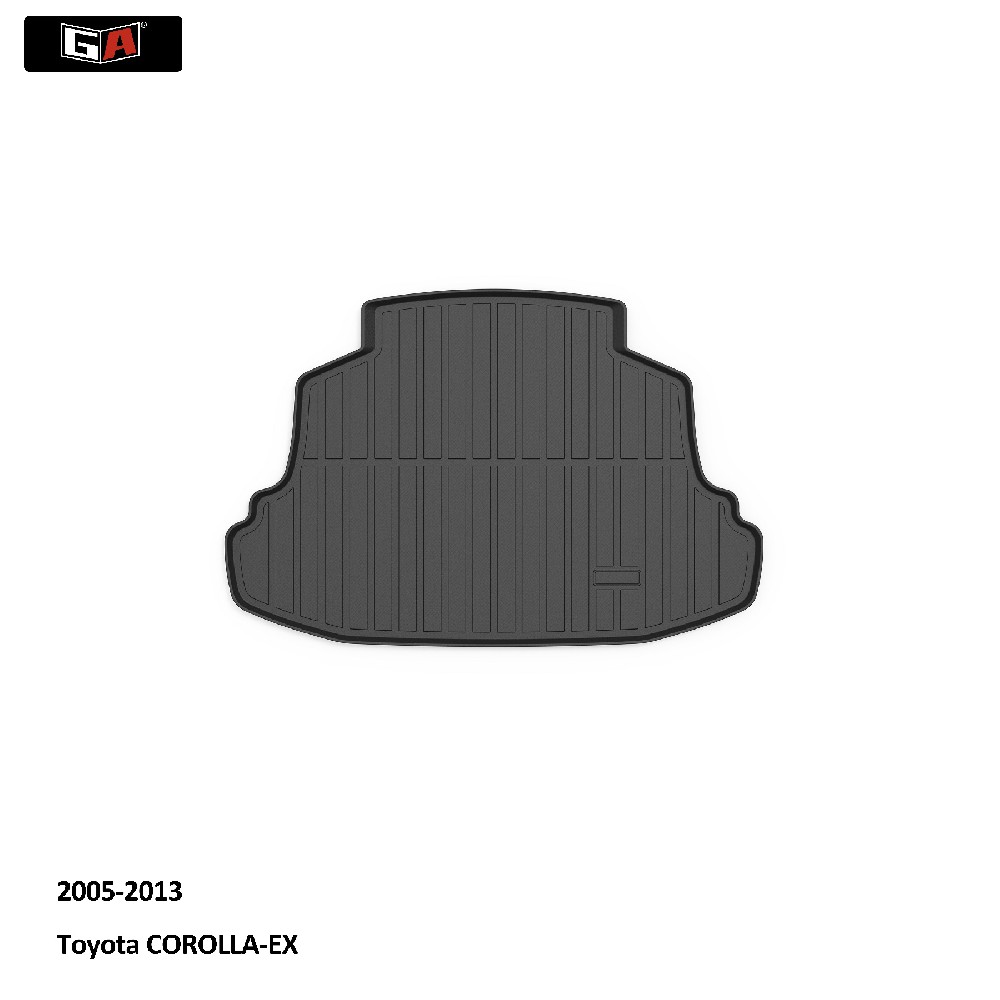 GA Eco TPE Trunk Mat Perfect Fit for Toyota COROLLA-EX 2005-2013 Oil-proof Car Rear Cargo Mat