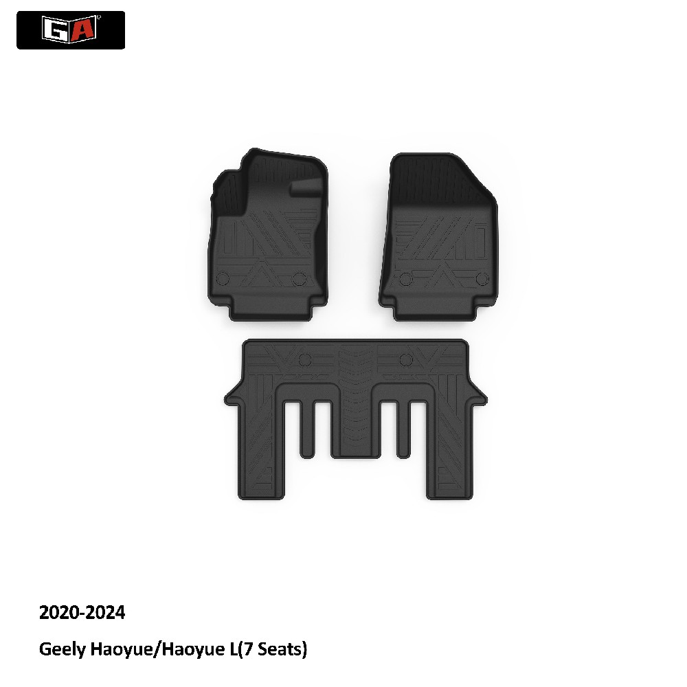 GA Luxury TPE Great Fit Floor Mat for Geely Haoyue 2020-2024 Odorless Easy-clean Car Foot Mats