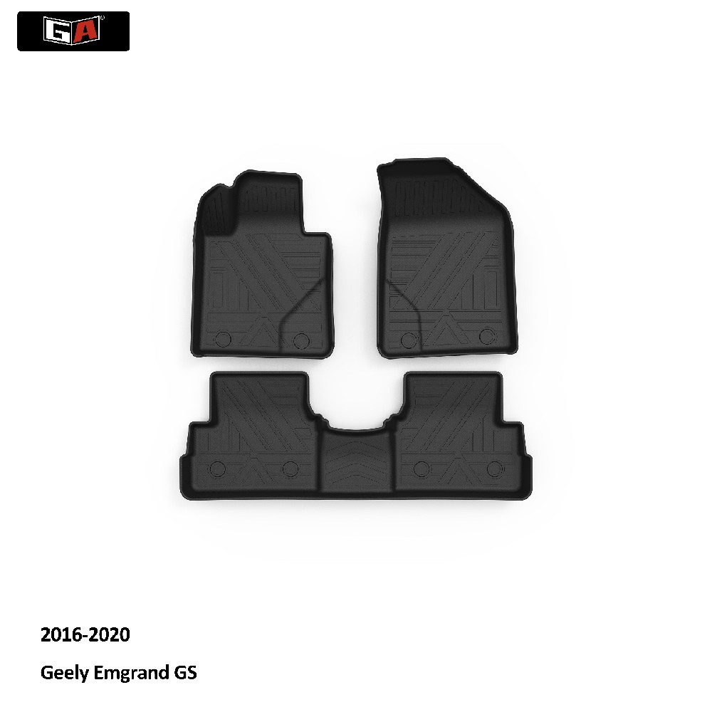 GA Eco TPE Mat Fit for Geely Emgrand GS 2016-2020 Non Slip All-weather Floor Mats