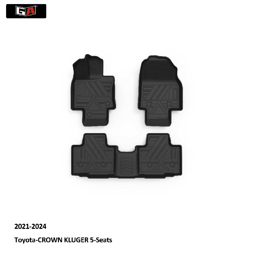 GA Eco TPE Mat Great Fit for Toyota CROWN KLUGER 2021-2024 Non Slip Floor Mat
