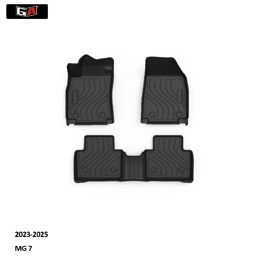 GA Luxury 3D TPE ECO Car Floor Mats Fit for MG-7 2023-2025 Anti Slip All-season Car Foot Mats