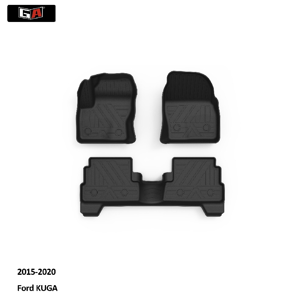 GA ECO 3D TPE Mat Great Fit for Ford KUGA 2015-2020 All-weather Floor Mat Car Mats Set