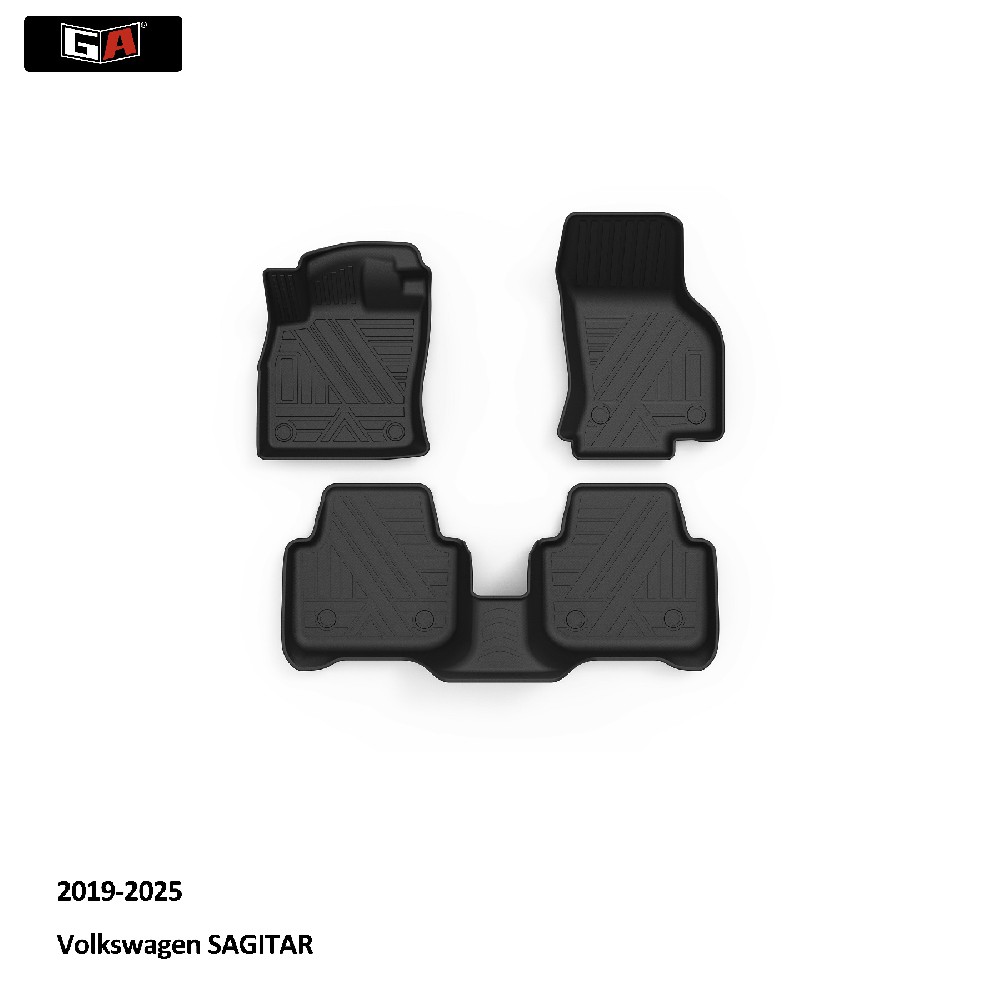 GA 3D TPE Car Mats Perfect Fit for Volkswagen SAGITAR 2019-2025 Non Slip Car Floor Foot Mats