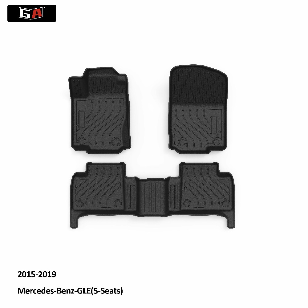 GA Hot Selling TPE Car Mats Waterproof Anti slip Car Floor Mats for Mercedes-Benz-GLE 5-Seats