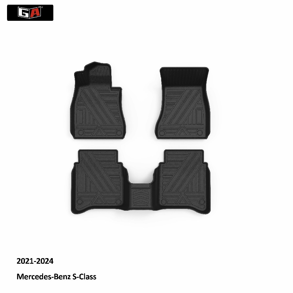 GA Wholesale Customized TPE Car Mats Easy Clean Car Floor Mats for Mercedes-Benz S-Class 2021-2024