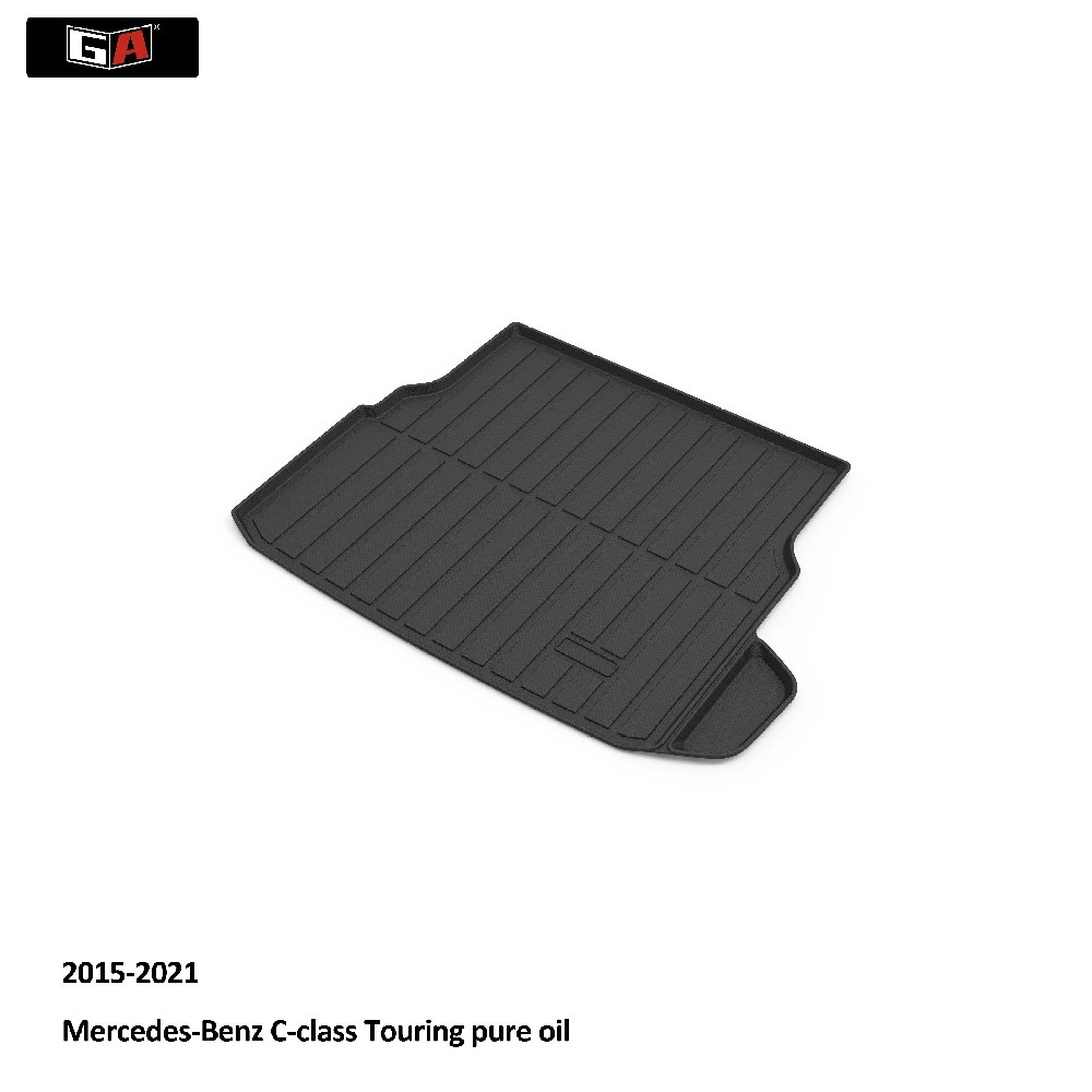 GA Luxury Universal TPE Car Trunk Mat Black Rear Trunk Pad for Mercedes Benz C-class Touring 15-21