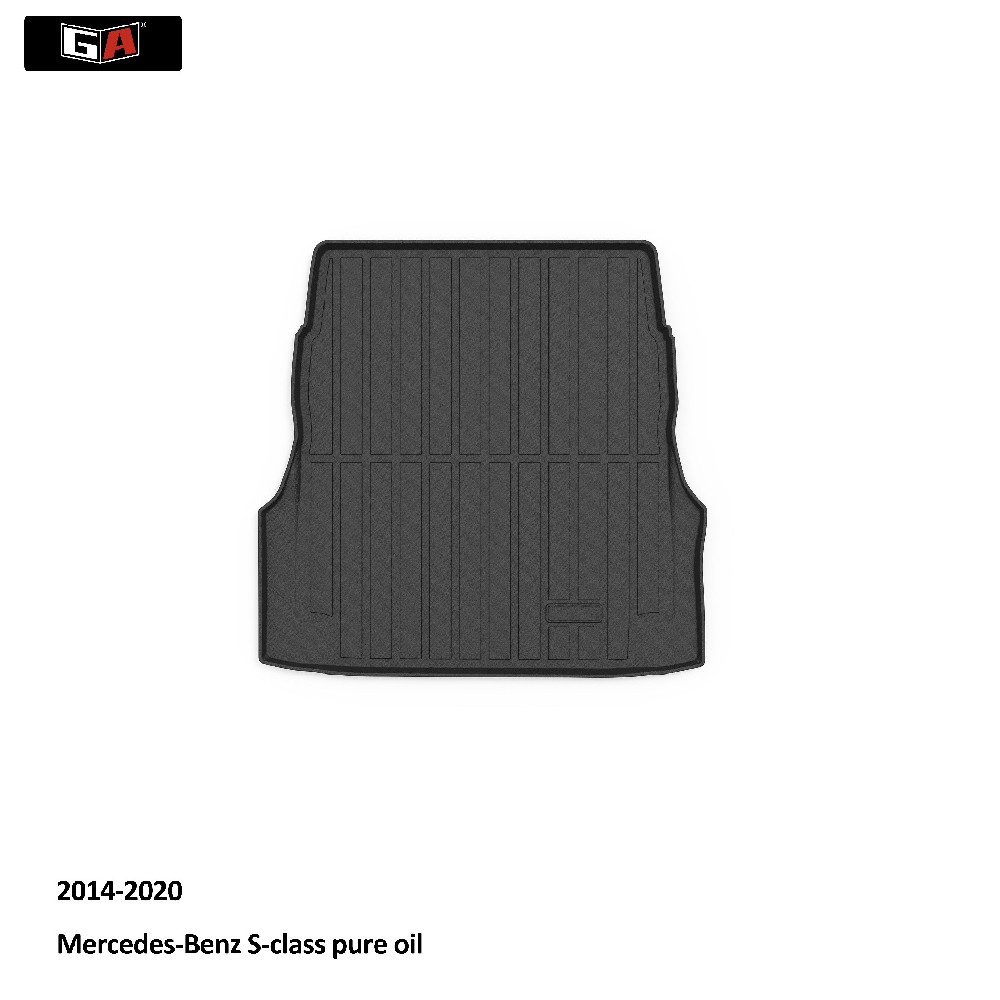GA 3D TPE Car Trunk Mat Durable Car Interior Accessories Carpet for Mercedes Benz S-class 2014-2020