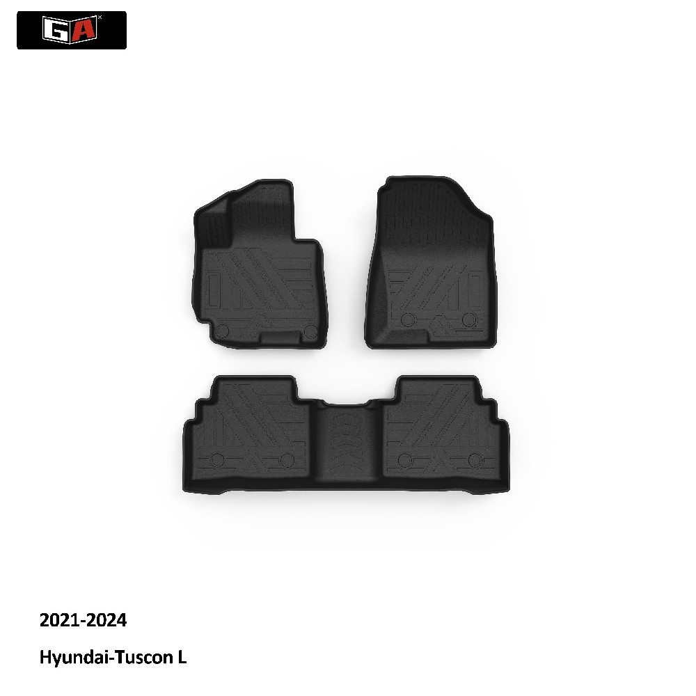 Car Mats for Hyundai-Tucson L 2021-2024 Anti-silp TPE Car floor mats  Foot pads car interior parts