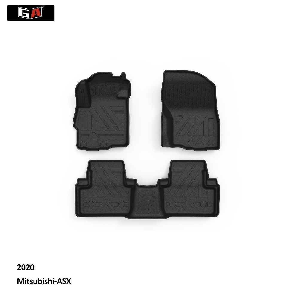 GA Luxury All-weather TPE Car Mats Easy Clean TPE Car Floor Mat for Mitsubishi-ASX 20 Car Carpet