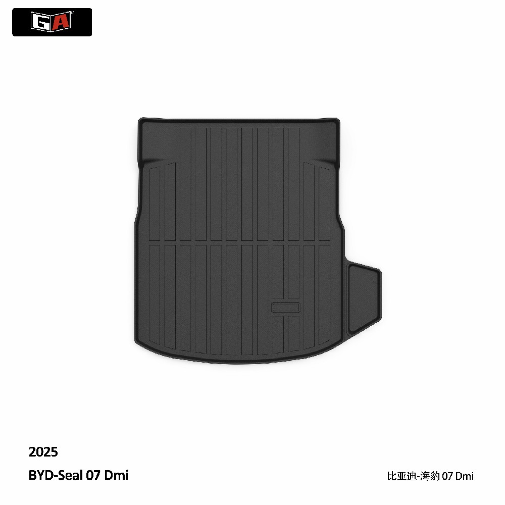 GA Luxury 3D ECO TPE Trunk Mat for BYD SEAL 07 DMI 2025 Easy-clean Rear Cargo Car Mat