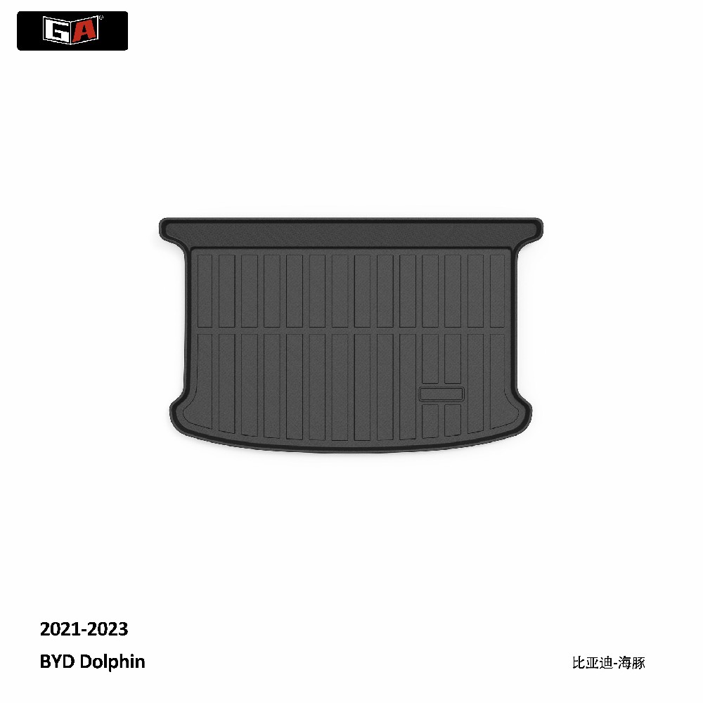 GA Durable 3D TPE Trunk Mat for BYD DOLPHIN 2021-2023 Easy Clean Car Rear Cargo Mat