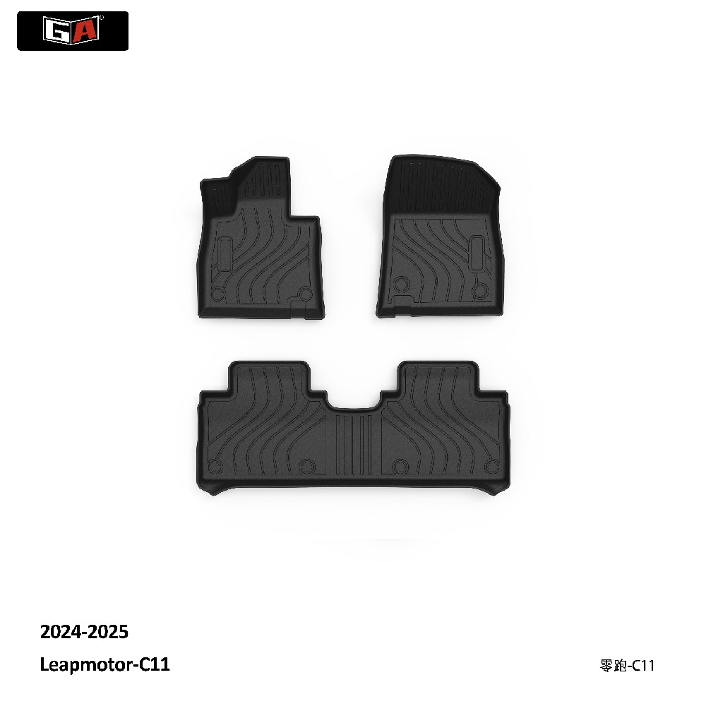 GA Luxury 3D TPE Eco Mat Fit for Leapmotor-C11 2024-2025 Easy Clean Non Slip Car Mat