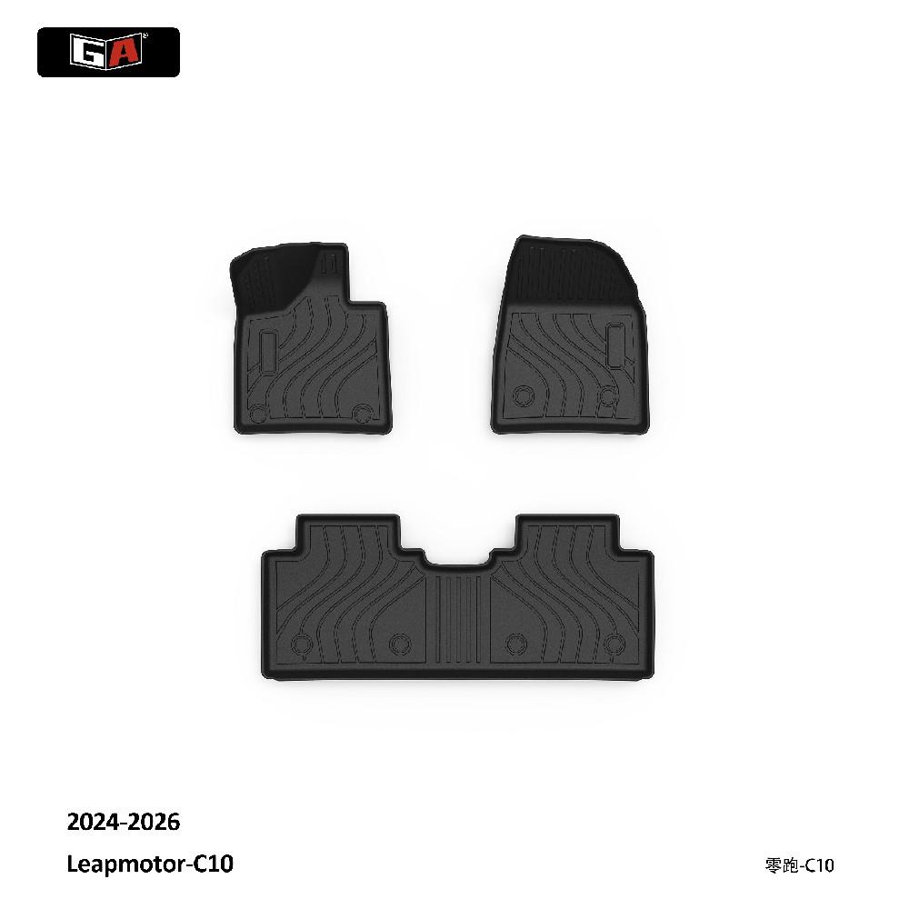 GA 3D TPE Eco Mat Fit for Leapmotor-C10 2024-2026 Full Set Non Slip Car Floor Mat