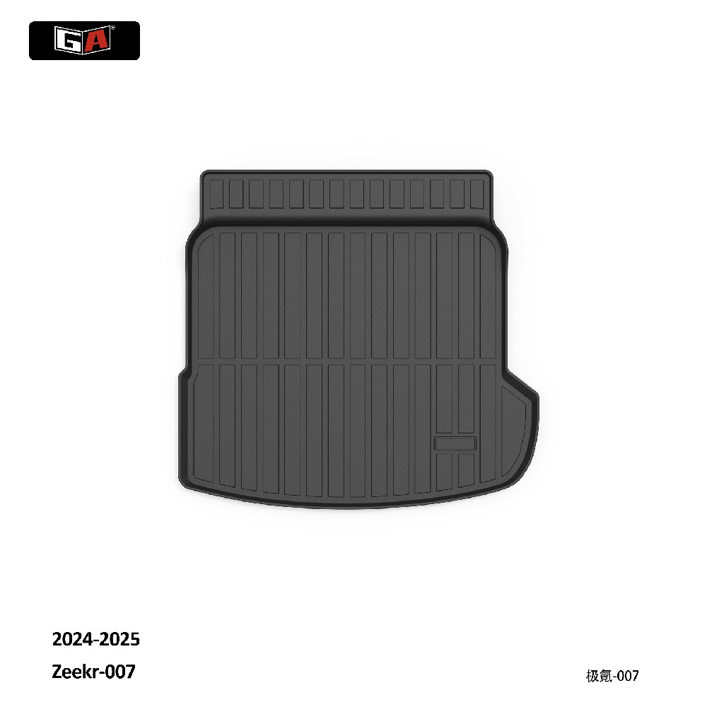GA 3D TPE ECO Trunk Mat Fit for ZEEKR 007 2024-2025 Water-proof Car Rear Cargo Mat
