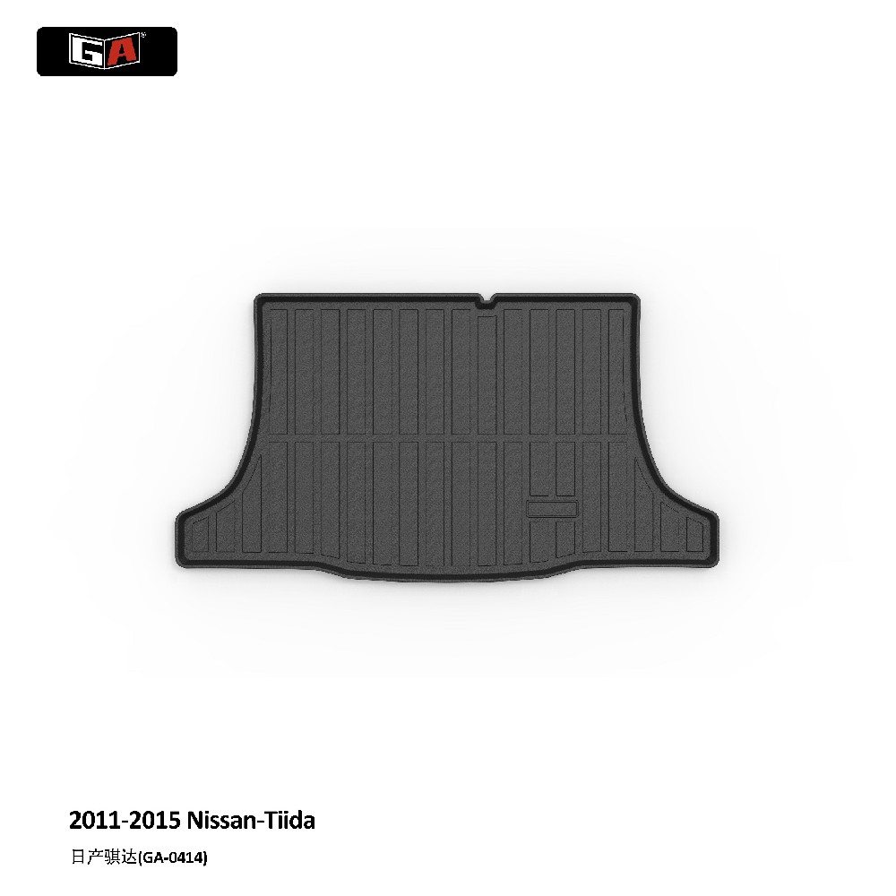 GA 3D TPE ECO Trunk Mat Fit for Nissan TIIDA 2011-2015 Easy Clean Rear Cargo Mat