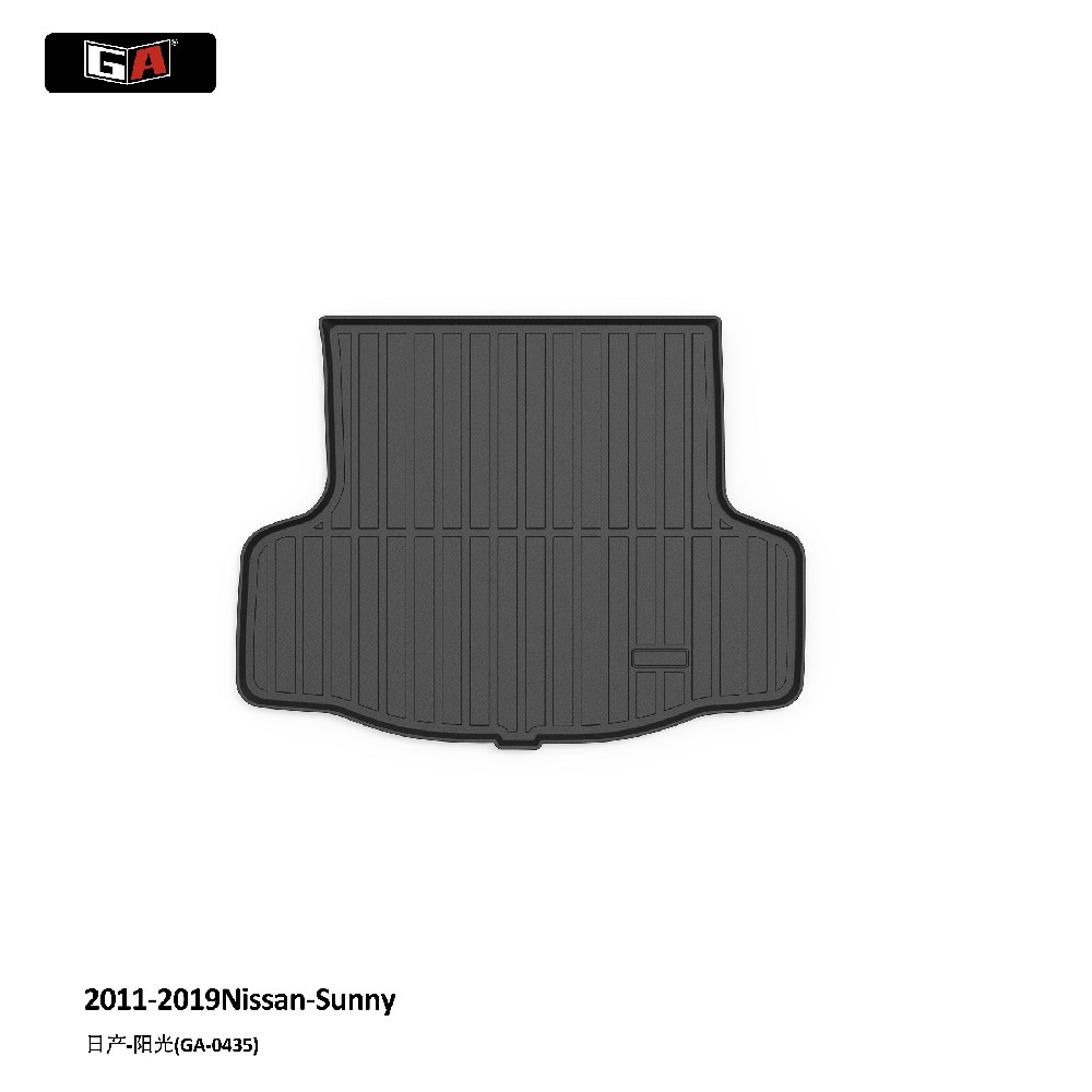 GA 3D TPE ECO Trunk Mat Fit for Nissan SUNNY 2011-2019 Easy Clean Car Rear Cargo Mat
