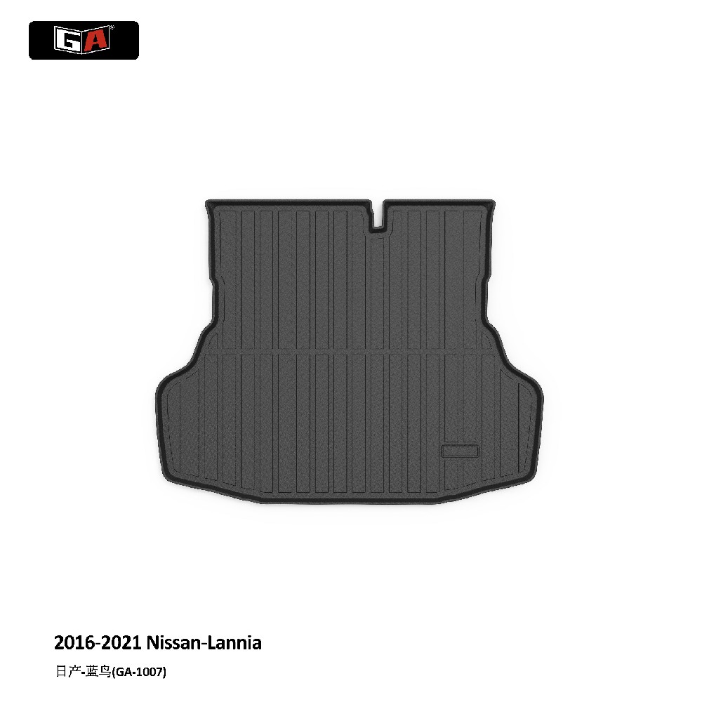 GA 3D TPE ECO Trunk Mat Fit for Nissan LANNIA 2016-2021 Easy-clean Rear Cargo Mat