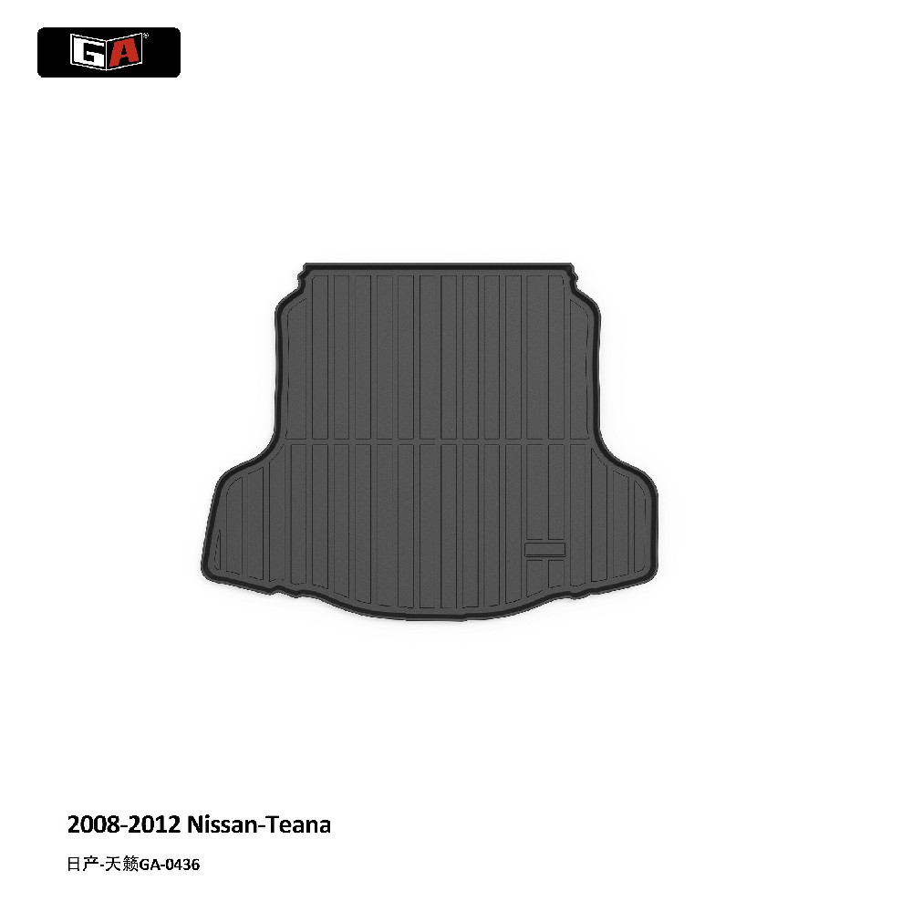 GA 3D TPE ECO Trunk Mat Fit for Nissan TEANA 2008-2012 Easy Clean Rear Cargo Mat
