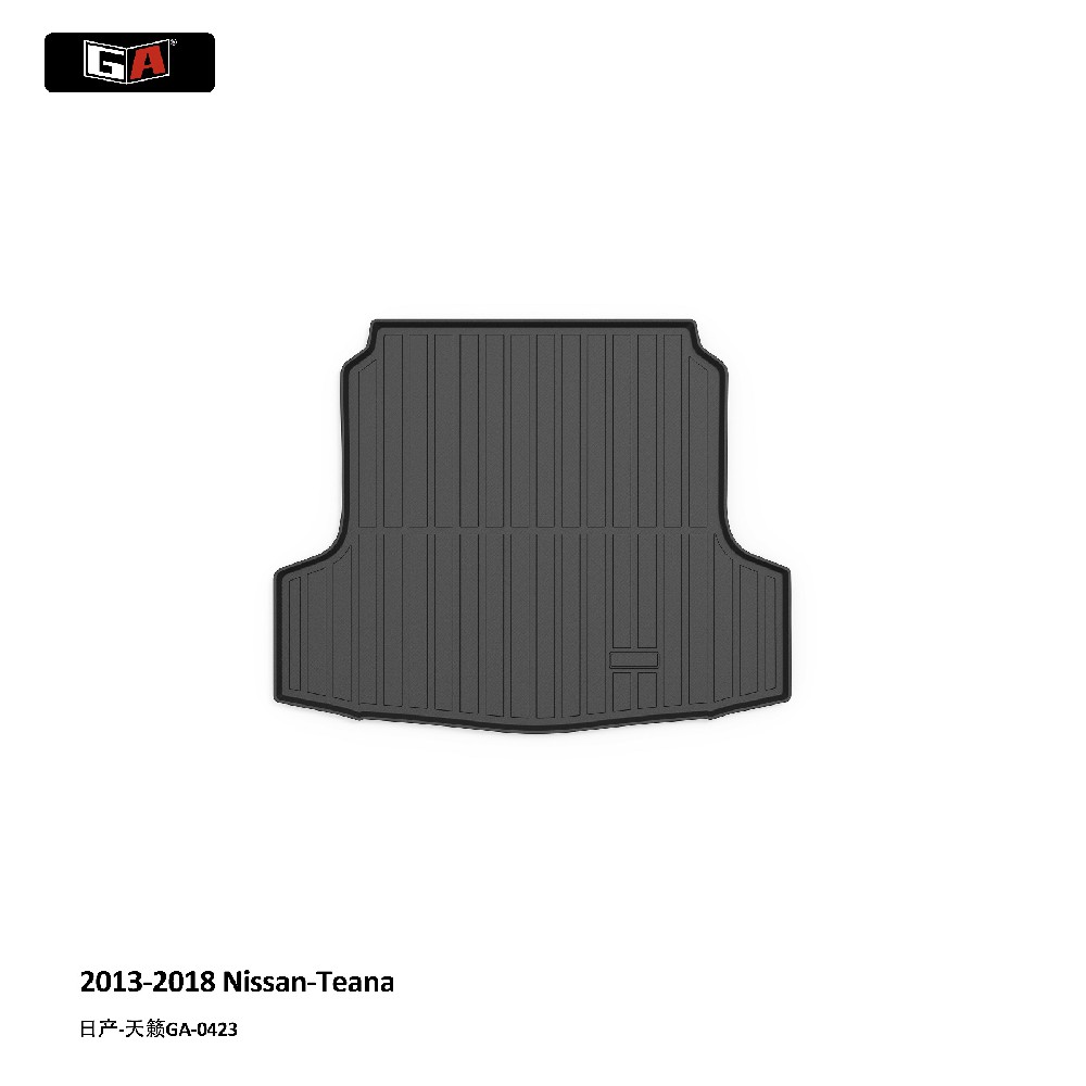GA 3D TPE ECO Trunk Mat for Nissan TEANA 2013-2018 Easy-clean Rear Cargo Mat