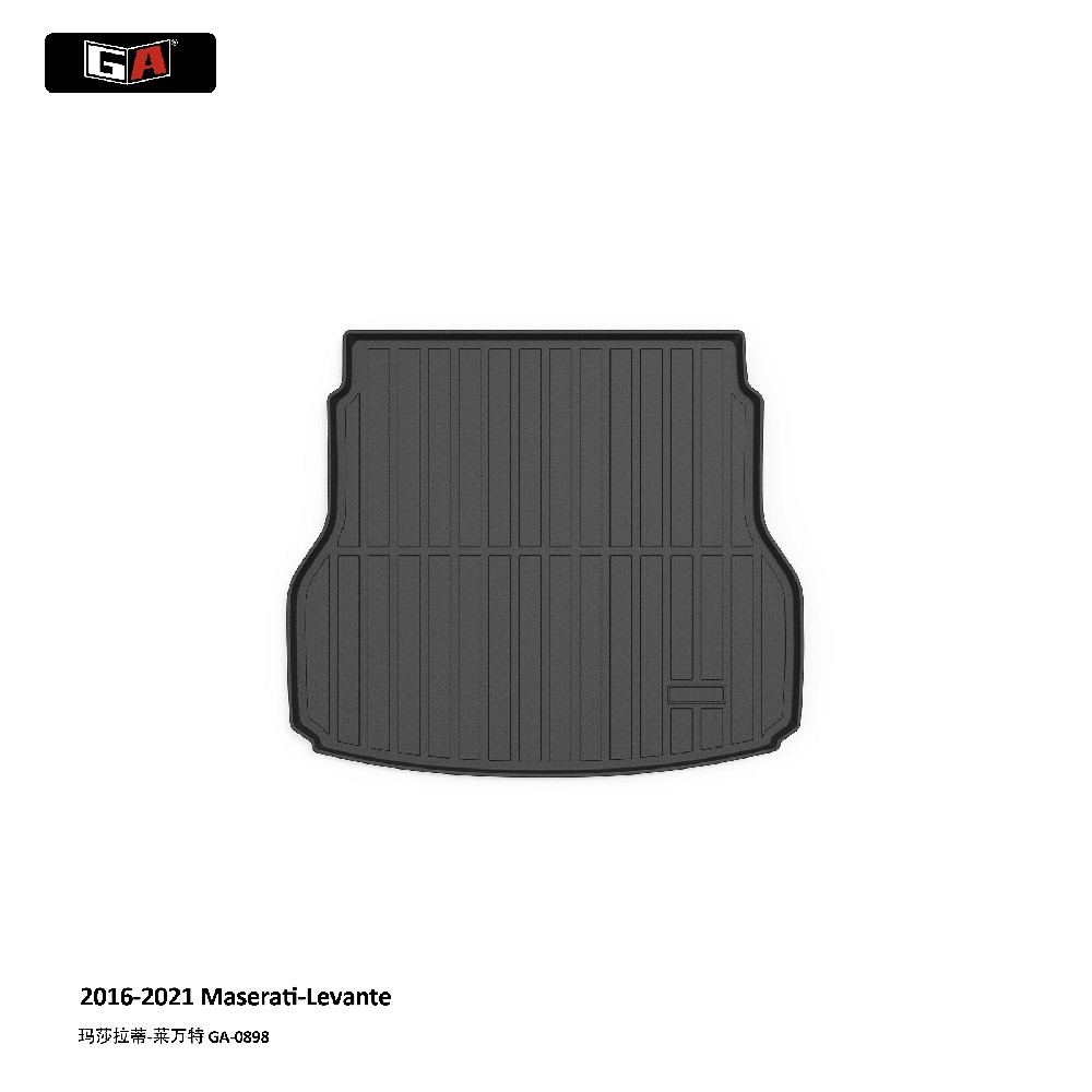 GA TPE ECO Trunk Mat for Maserati Levante 2016-2021 Easy-clean Rear Cargo Mat