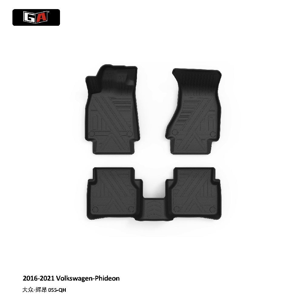 GA TPE Eco Mat Perfect Fit for Volkswagen PHIDEON 2016-2021 Non-slip Easy-clean Mats