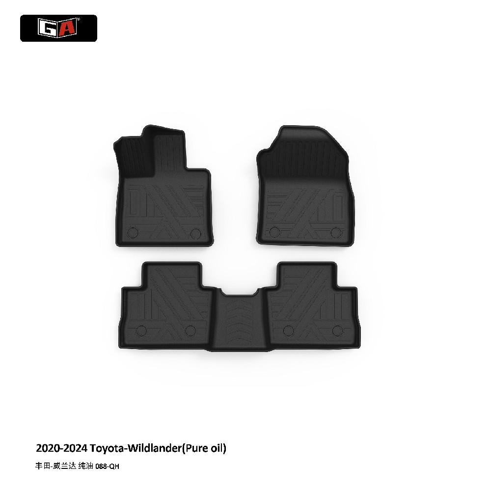 GA 3D TPE ECO Mat for Toyota Wildlander 2020-2024 Non Slip Carpets Easy-clean Car Mats