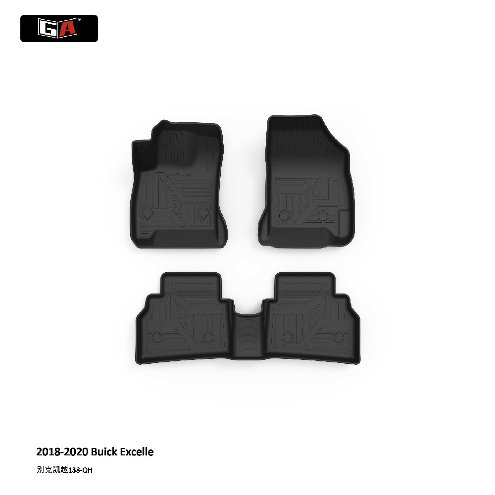 GA 3D TPE Eco Mat for Buick Excelle 2018-2020 Non Slip Carpets Easy-clean Car Mats