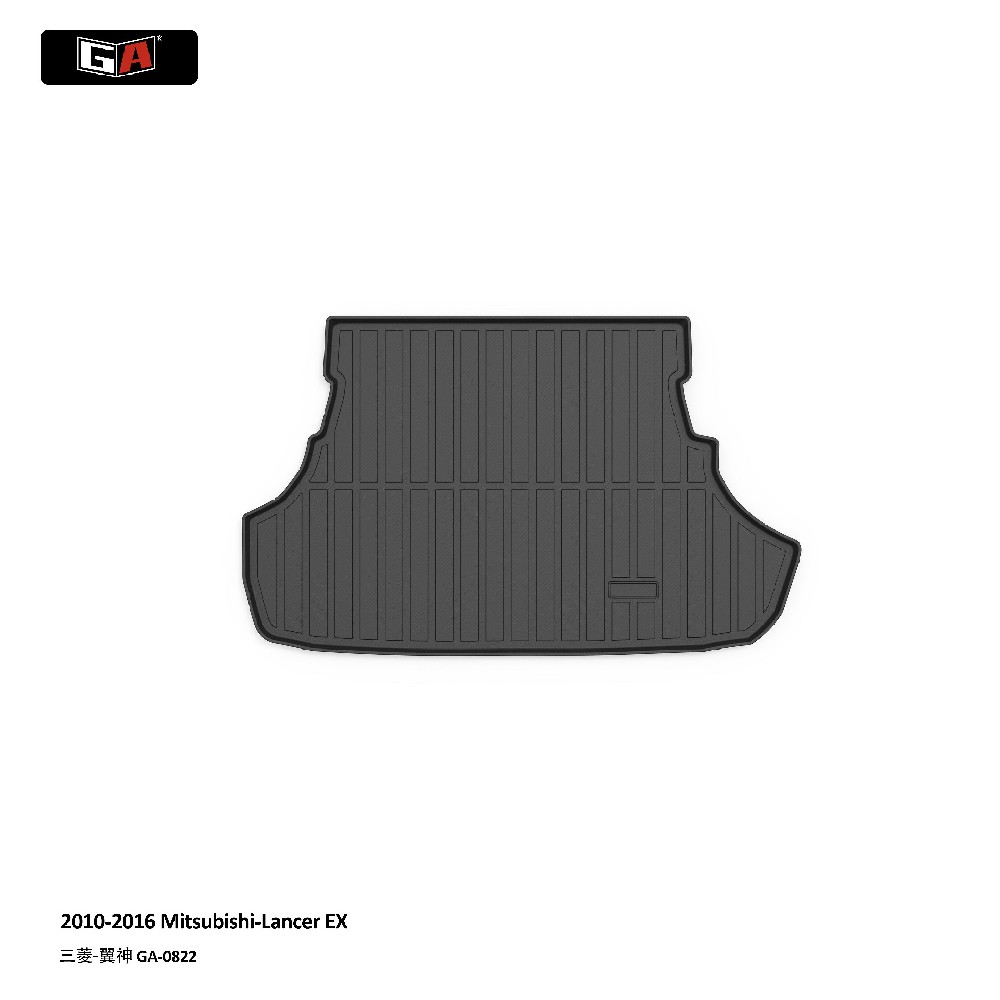 GA Waterproof TPE Trunk Mat Car Boot Liner Carpet for Mitsubishi-Lancer EX Interior Accessories