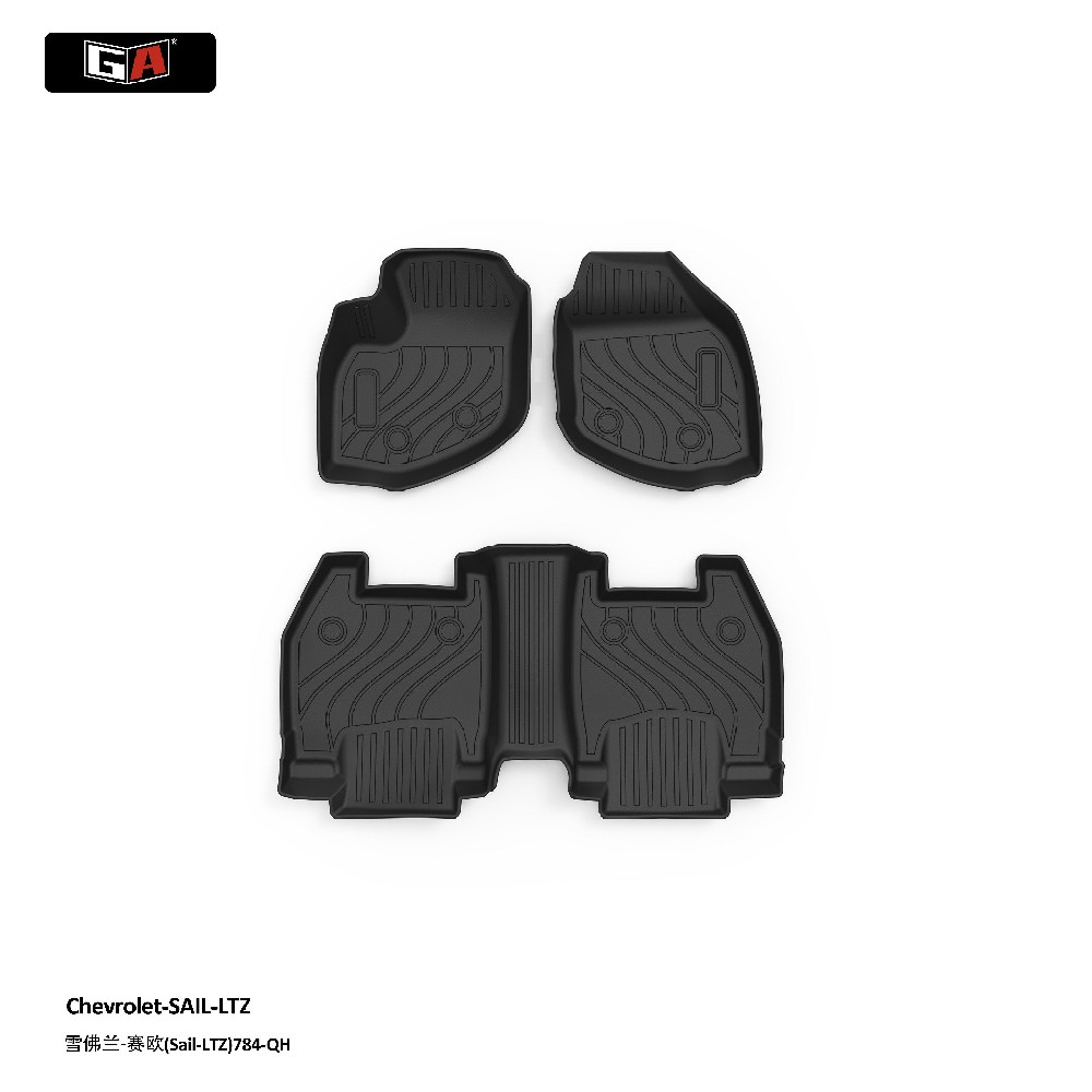 Eco-friendly GA TPE Car Mats Waterproof Non-silp Car Floor mats for Chevrolet-SAIL-LTZ Carpet Mat