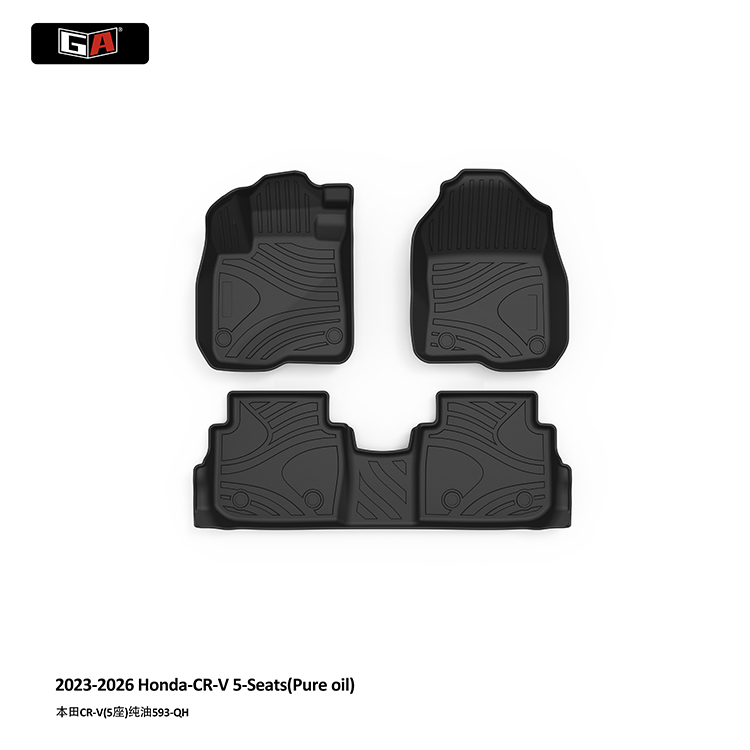 GA Hot Production Car Floor Mats for Honda CR-V 2023-2026 All Weather 3D TPE Car Floor Liners