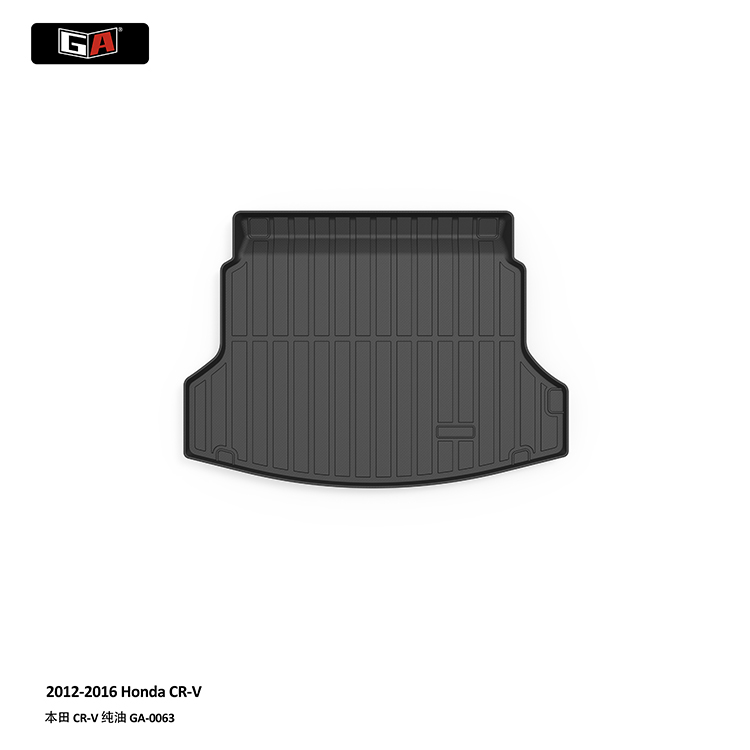 For Honda CRV Fuel 2012-2016 Non-slip TPE Trunk Mat Waterproof Auto Car Cargo Liner Car Mat