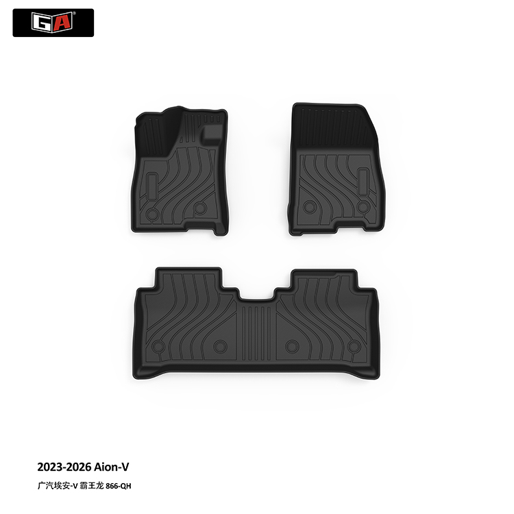 GA Supplier of Good Quality TPE Car Mats All Weather Floor Mats Car Carpet for AION V 2023-2026