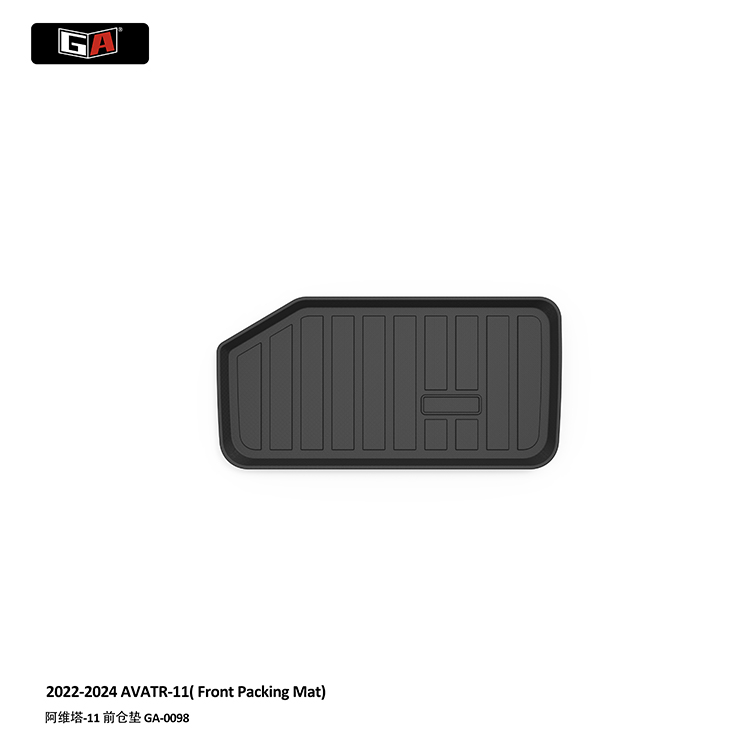 GA Luxury 3D TPE Car Trunk Mat for 2022-2024 AVATR 11 All Weather Car Mat Black Front Trunk Mat