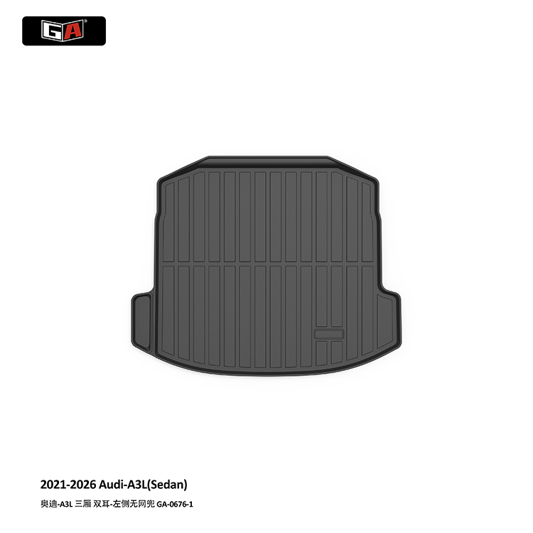 GA 3D Eco TPE Odorless Trunk Mat for Audi A3L 2021-2025 Anti Scratch Car Rear Cargo Mat