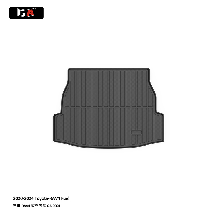 Easy to install Car Interior Accessories for 2020-2024 Toyota RAV4 Waterproof TPE Car Mat Trunk Mat
