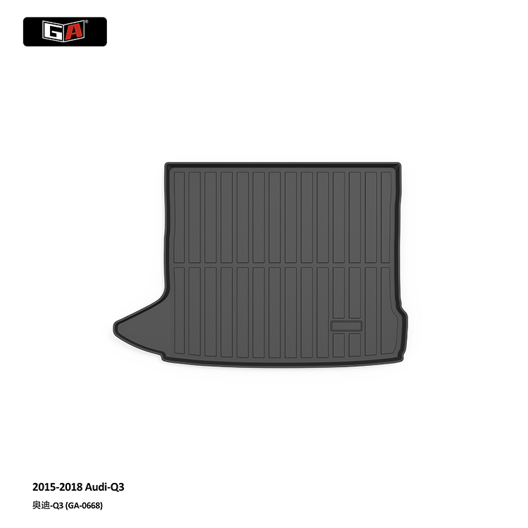 GA Luxury Anti Slip Car Mat for Audi Q3 2015-2018 Waterproof Easy-Clean Car Trunk Mat