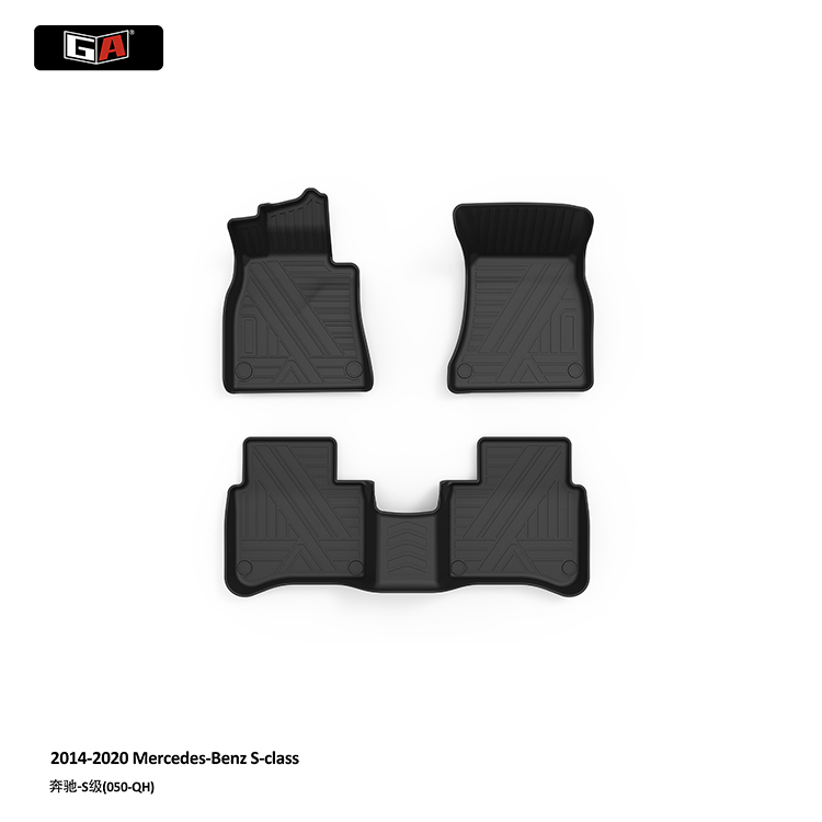 GA ECO-friendly TPE Car Mats for Mercedes-Benz S-Class 2014-2020 Anti Slip Car Floor Mats Auto Pad