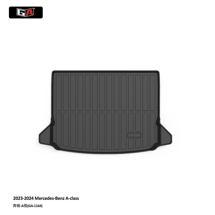 GA Foldable Non-Slip TPE Trunk Mat for Mercedes Benz A-Class 2023-2024 Black Car Mat