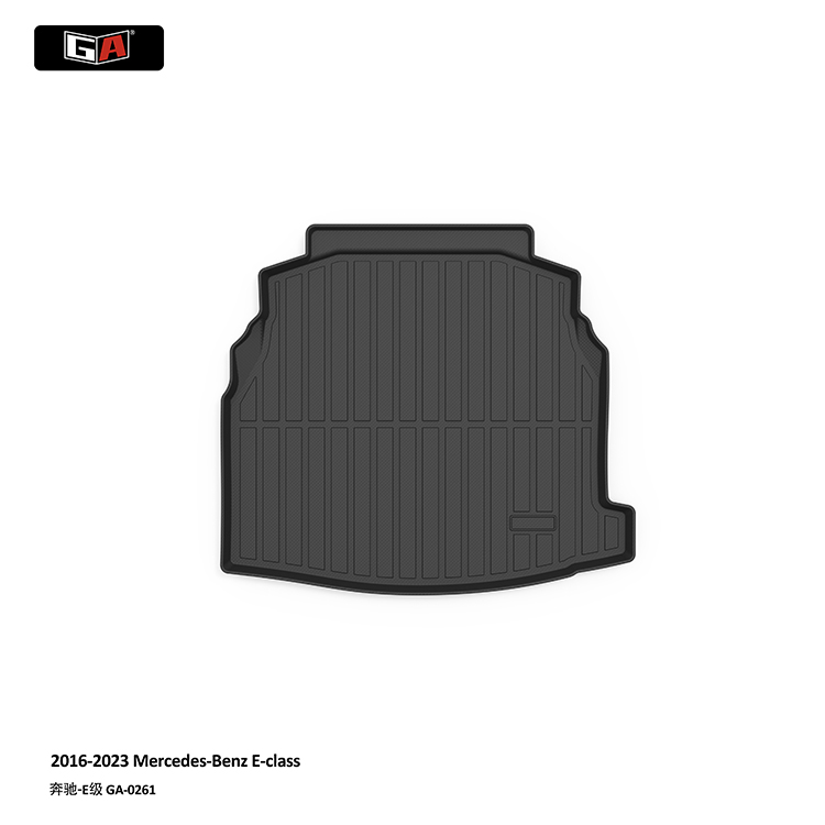 GA Durable 3D TPE Trunk Mat for Mercedes Benz E-class 2019-2023 Black Car Mat Rear Trunk Mat