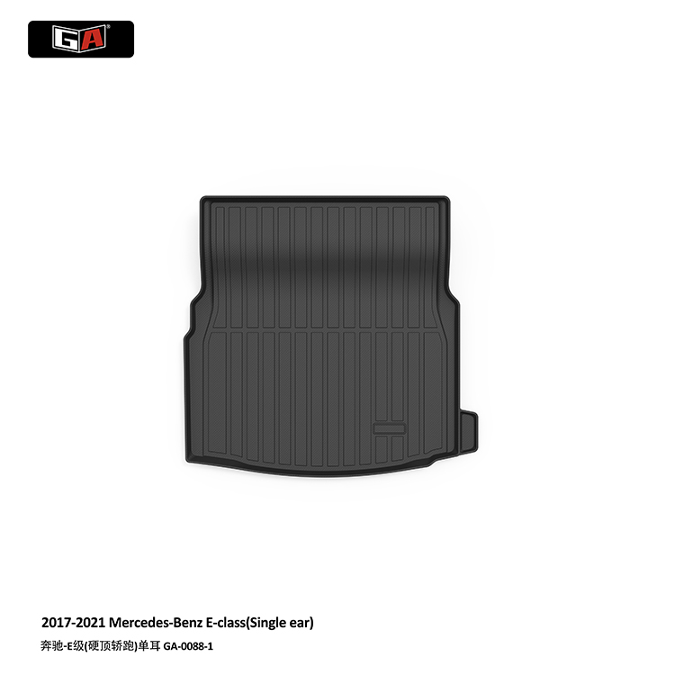 GA Luxurious TPE Trunk Mat for Mercedes-Benz E-Class 2017-2021 Dirt-resistant Easy-Clean Car Mat