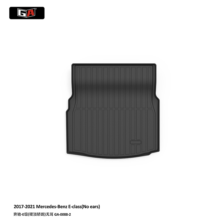 GA Eco-friendly TPE Trunk Mat for Mercedes-Benz E-class 2017-2021 Waterproof Dirt-resistant Car Mat