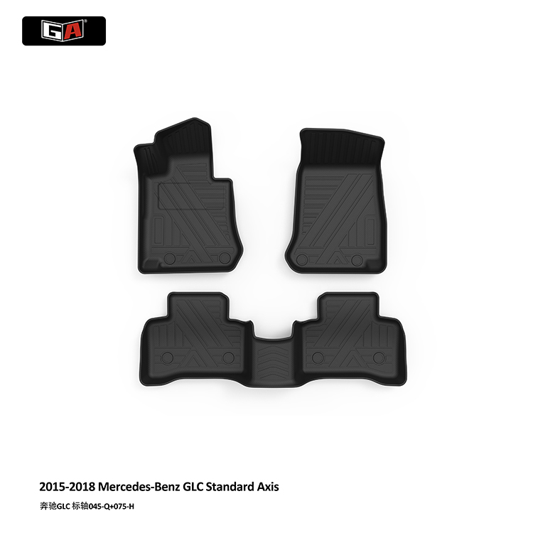 GA ECO-friendly TPE Car Mats for Mercedes-Benz GLC 2020-2022 New Design Car Floor Mats