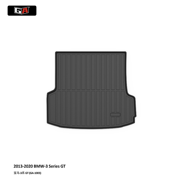 GA Eco 3D TPE Trunk Mat for BMW 3 Series GT 2013-2020 Easy Clean Car Rear Cargo Mat