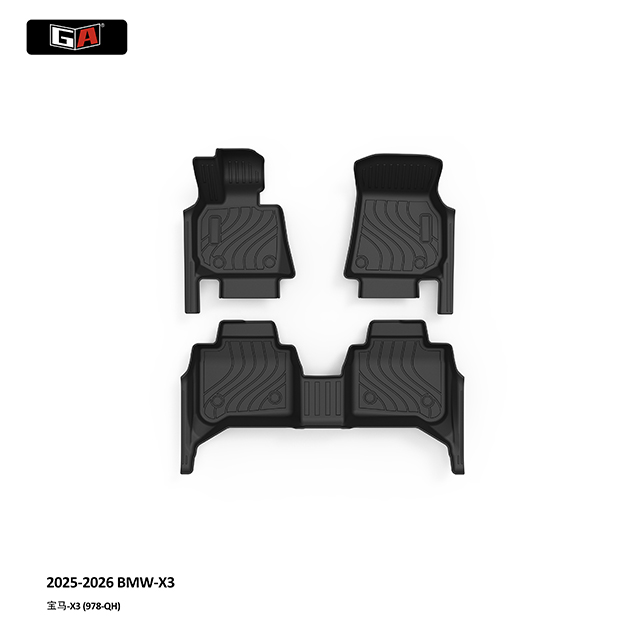GA Luxury Full Set TPE Car Mats for BMW X3 2025-2026 Customized 3D Durable Car Floor Mats