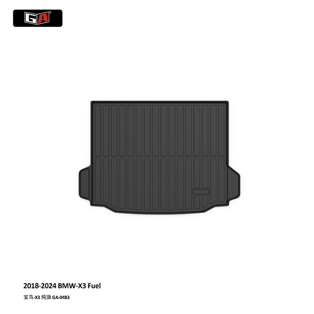 GA Luxury TPE Trunk Mat for BMW X3 2018-2024 Waterproof Durable Car Rear Trunk Mat Car Mat