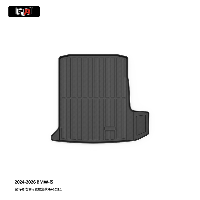 GA Durable 3D TPE Trunk Mat for BMW i5 2024-2026 Oil-proof Easy Clean Car Rear Cargo Mat